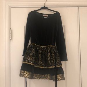 Girls Black Fancy Dress